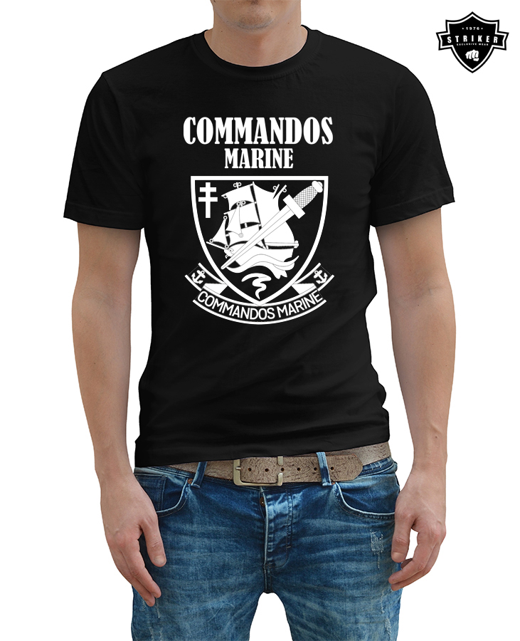 Tričko STRIKER French Comandoss Marine