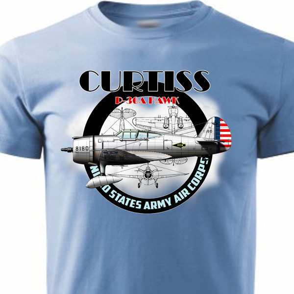 Tričko Curtiss P-36A Hawk