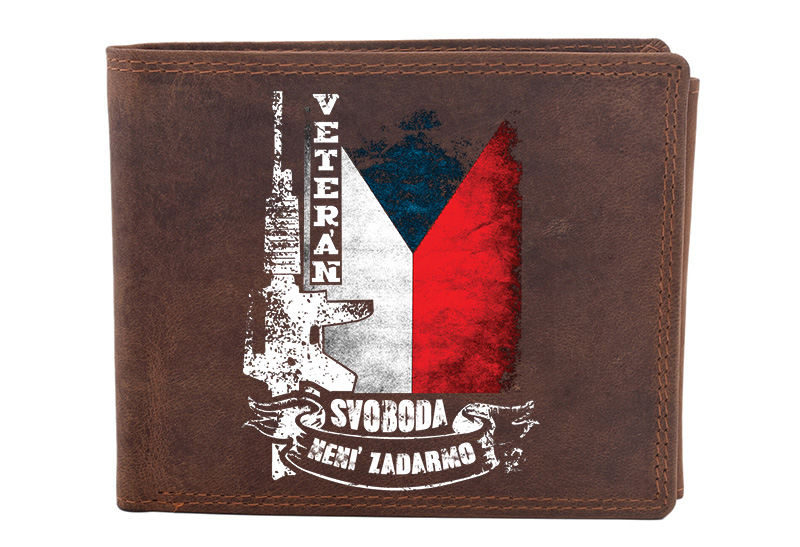 Kožená peněženka Army Veterán