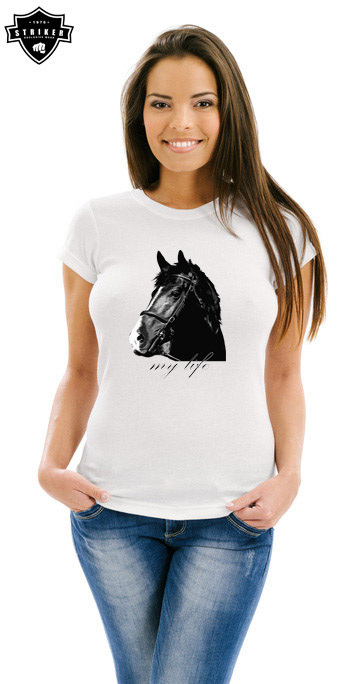 Dámské tričko STRIKER Black Horse
