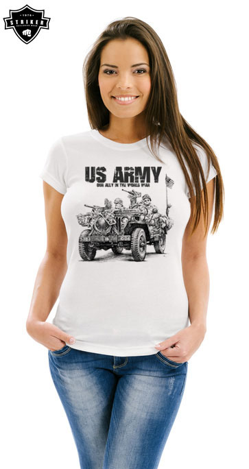 Dámské tričko STRIKER US ARMY JEEP
