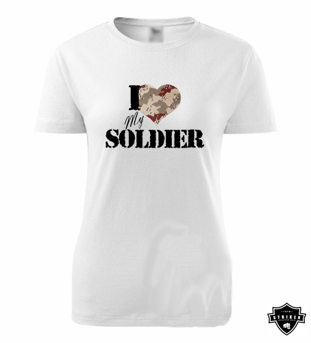 Dámské army tričko STRIKER I love my soldier