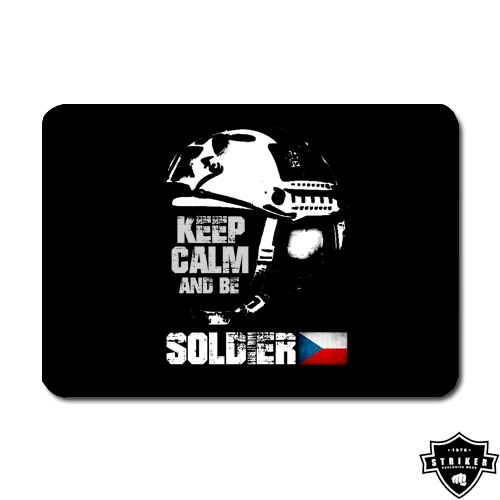 Podložka pod myš STRIKER Keep Calm and be soldier