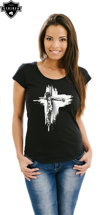 Dámské tričko STRIKER Ježíš ukřižovaný