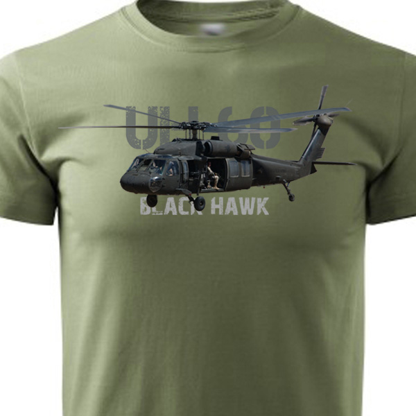 Tričko STRIKER BLACK HAWK UH-60