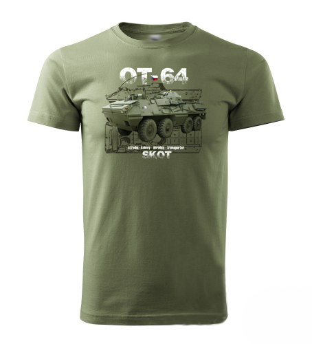Dětské tričko OT-64 olivové