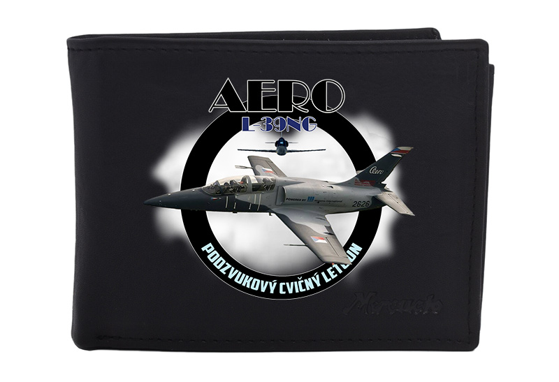 Kožená peněženka Aero L-39 NG