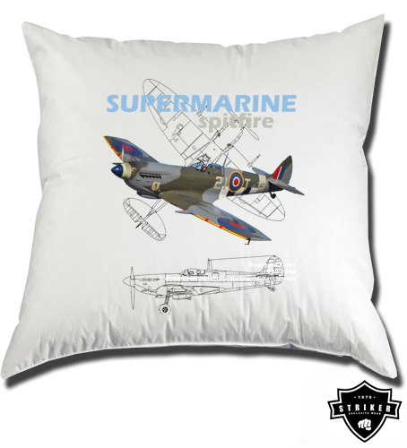 Povlak na polštářek STRIKER Supermarine Spitfire